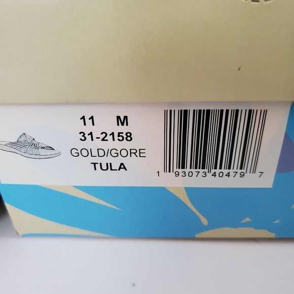 Easy Street Women Comfort Slides Sandals Gold Size 11 - Picture 9 of 10